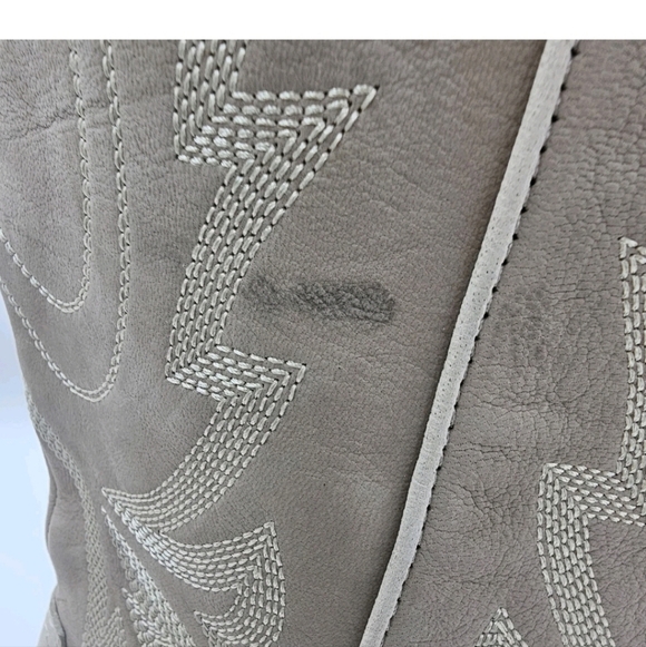 Dolce Vita Women's Blanch Fashion Boot size western cream white tan Cowboy 9.5 - Picture 5 of 11